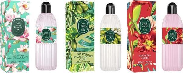 Eyüp Sabri Tuncer Kolonya Manolya Çiçeği, Ayvalık Zeytin Çiçeği ve Amber Pet Şişe 400 ML - Image 1
