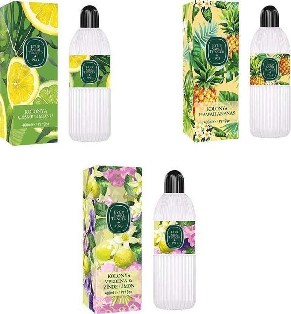 Eyüp Sabri Tuncer Kolonya Verbena & Zinde Limon, Çeşme Limonu ve Hawaii Ananas - Image 1