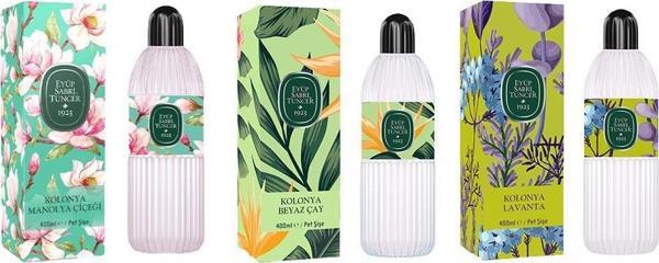 Eyüp Sabri Tuncer Kolonya Manolya Çiçeği, Beyaz Çay ve Lavanta Pet Şişe 400 ML - Image 1