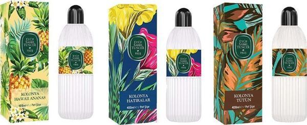 Eyüp Sabri Tuncer Kolonya Hawaii Ananas, Hatıralar ve Tütün Pet Şişe 400 ml - Image 1