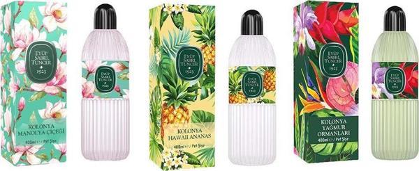 Eyüp Sabri Tuncer Kolonya Manolya Çiçeği, Hawaii Ananas ve Yağmur Ormanları Pet Şişe 400 ML - Image 1