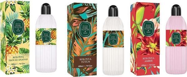 Eyüp Sabri Tuncer Kolonya Hawaii Ananas, Tütün ve Amber Pet Şişe 400 ml - Image 1