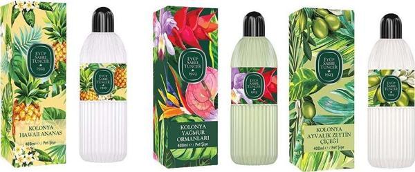 Eyüp Sabri Tuncer Kolonya Hawaii Ananas, Yağmur Ormanları ve Ayvalık Zeytin Çiçeği Pet Şişe 400 ml - Image 1