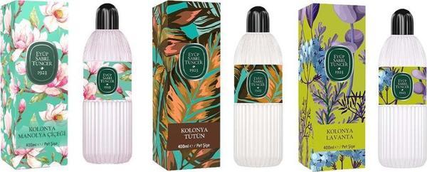 Eyüp Sabri Tuncer Kolonya Manolya Çiçeği, Tütün ve Lavanta Pet Şişe 400 ML - Image 1
