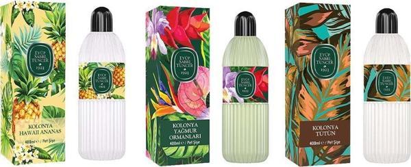 Eyüp Sabri Tuncer Kolonya Hawaii Ananas, Yağmur Ormanları ve Tütün Pet Şişe 400 ml - Image 1