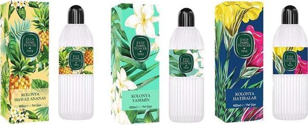 Eyüp Sabri Tuncer Kolonya Hawaii Ananas, Yasemin ve Hatıralar Pet Şişe 400 ml - Image 1