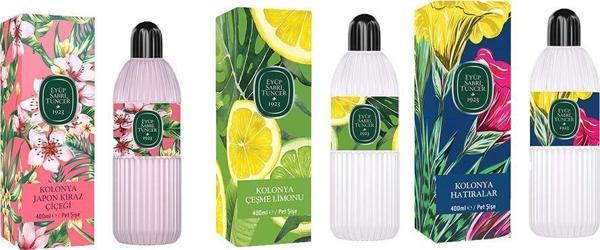 Eyüp Sabri Tuncer Kolonya Japon Kiraz Çiçeği, Çeşme Limonu ve Hatıralar Pet Şişe 400 ML - Image 1