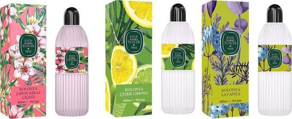 Eyüp Sabri Tuncer Kolonya Japon Kiraz Çiçeği, Çeşme Limonu ve Lavanta Pet Şişe 400 ML - Image 1