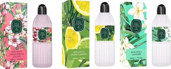 Eyüp Sabri Tuncer Kolonya Japon Kiraz Çiçeği, Çeşme Limonu ve Yasemin Pet Şişe 400 ML - Image 1