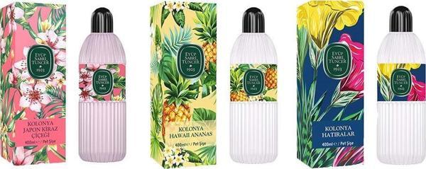 Eyüp Sabri Tuncer Kolonya Japon Kiraz Çiçeği, Hawaii Ananas ve Hatıralar Pet Şişe 400 ML - Image 1