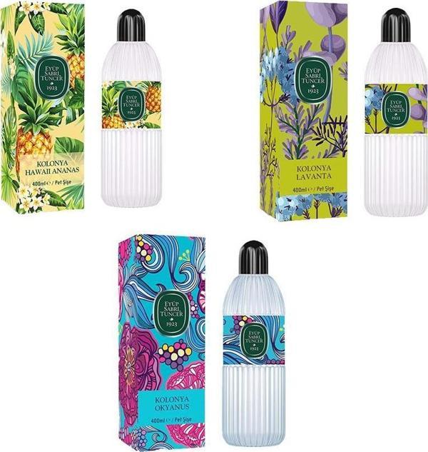 Eyüp Sabri Tuncer Kolonya Okyanus, Hawaii Ananas ve Lavanta Pet Şişe 400 ml - Image 1