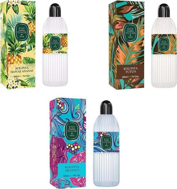 Eyüp Sabri Tuncer Kolonya Okyanus, Hawaii Ananas ve Tütün Pet Şişe 400 ml - Image 1