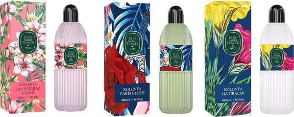 Eyüp Sabri Tuncer Kolonya Japon Kiraz Çiçeği, Paris Gecesi ve Hatıralar Pet Şişe 400 ML - Image 1