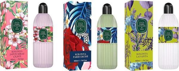 Eyüp Sabri Tuncer Kolonya Japon Kiraz Çiçeği, Paris Gecesi ve Lavanta Pet Şişe 400 ML - Image 1