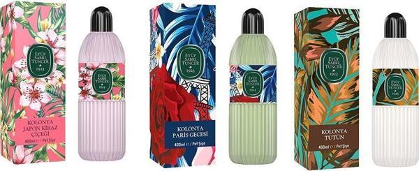 Eyüp Sabri Tuncer Kolonya Japon Kiraz Çiçeği, Paris Gecesi ve Tütün Pet Şişe 400 ML - Image 1