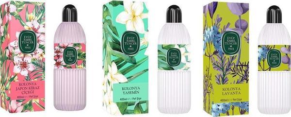 Eyüp Sabri Tuncer Kolonya Japon Kiraz Çiçeği, Yasemin ve Lavanta Pet Şişe 400 ML - Image 1