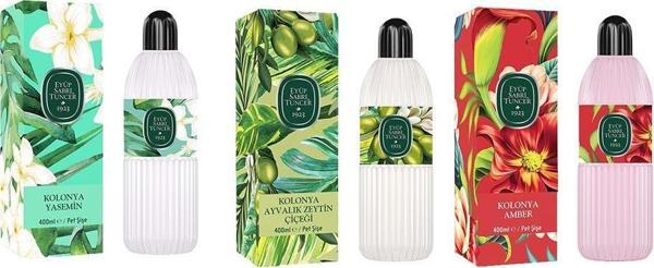 Eyüp Sabri Tuncer Kolonya Yasemin, Ayvalık Zeytin Çiçeği ve Amber Pet Şişe 400 ML - Image 1