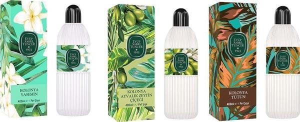 Eyüp Sabri Tuncer Kolonya Yasemin, Ayvalık Zeytin Çiçeği ve Tütün Pet Şişe 400 ML - Image 1