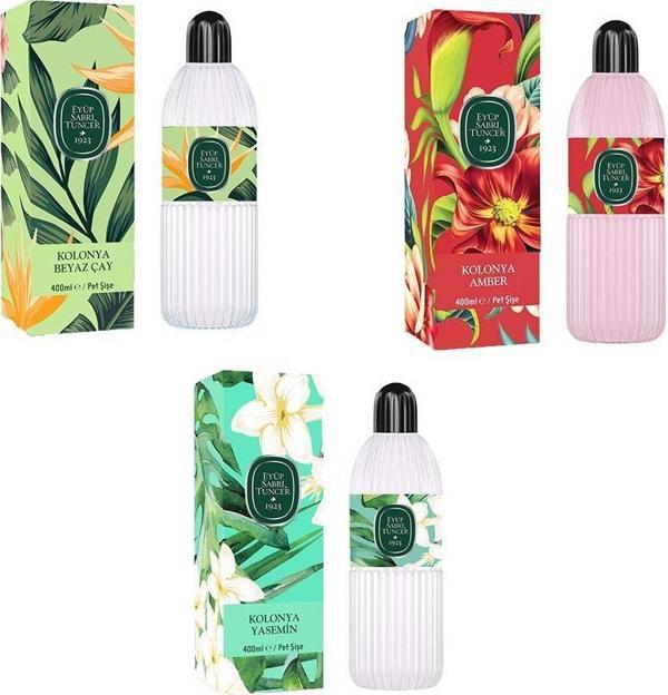 Eyüp Sabri Tuncer Kolonya Yasemin, Beyaz Çay ve Amber Pet Şişe 400 ML - Image 1