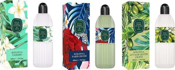 Eyüp Sabri Tuncer Kolonya Yasemin, Paris Gecesi ve Ayvalık Zeytin Çiçeği Pet Şişe 400 ML - Image 1