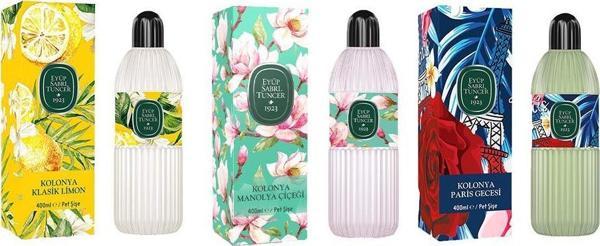 Eyüp Sabri Tuncer Kolonya Klasik Limon, Manolya Çiçeği ve Paris Gecesi Pet Şişe 400 ml - Image 1