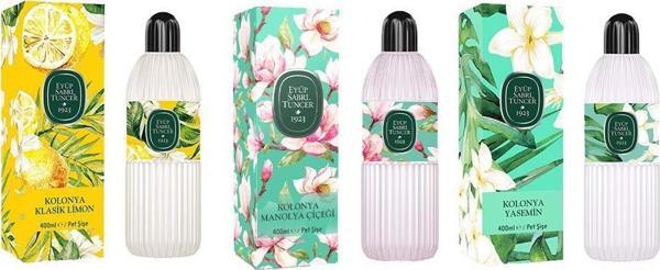 Eyüp Sabri Tuncer Kolonya Klasik Limon, Manolya Çiçeği ve Yasemin Pet Şişe 400 ml - Image 1