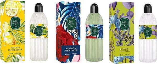 Eyüp Sabri Tuncer Kolonya Klasik Limon, Paris Gecesi ve Lavanta Pet Şişe 400 ml - Image 1