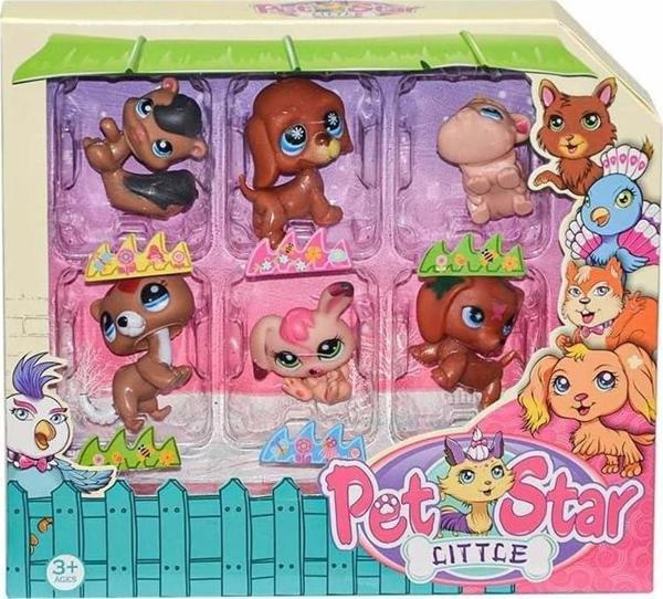 3046A2 Pet Star 6'lı Miniş Seti-2 - Image 1