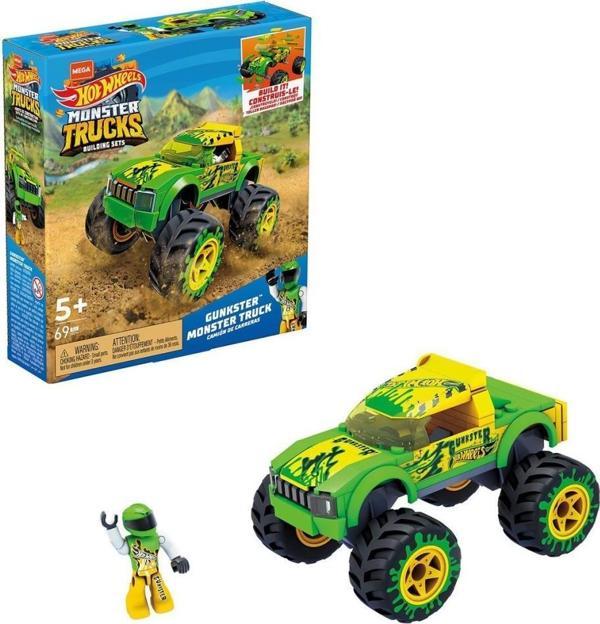 HDJ94 MEGA™ Hot Wheels® Gunkster Monster Truck 69 parça +5 yaş - Image 1