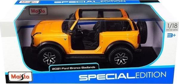 MAIS 31457 Maisto 1/18 2021 Ford Bronco Badlands -Necotoys - Image 1