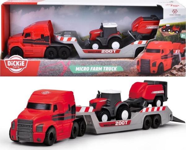 Simba Oyuncak Massey Ferguson Micro Farm Truck Çiftlik Kamyonu 203735004 - Image 1