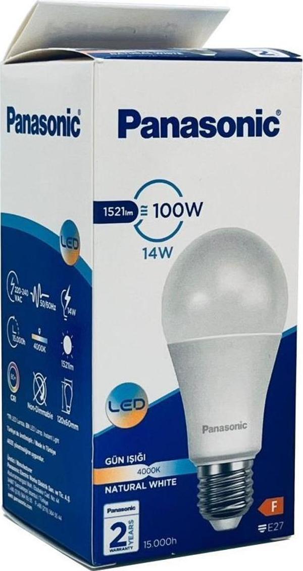 Panasonic 14W (100W) Led Ampul 4000K - Gün Işığı E27 Led Lamba - Image 1