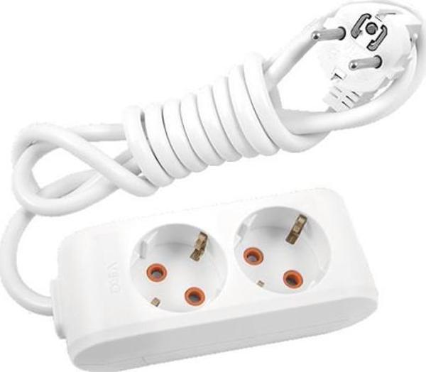 Viko Multi-Let 2 Li Çocuk Korumalı Grup Priz 2 Mt - Image 1