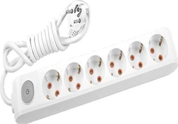 Viko Multi-Let 6'lı Anahtarlı Top. Kablolu Ç.K. Grup Priz 2 MT - Image 1