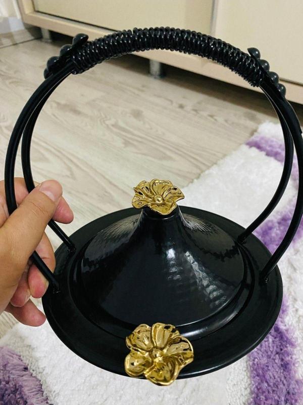 Jindar Life Metal Lokumluk Sunumluk Şekerlik 1 Adet. - Image 1