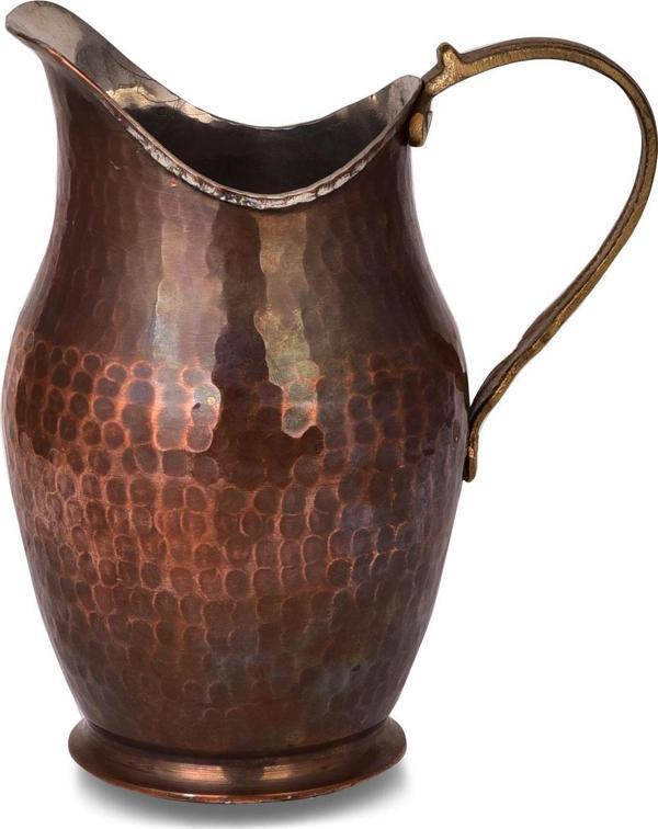 Cobper Premium Collection İçim Bakır Sürahi Oksit El Dövmesi - Image 1