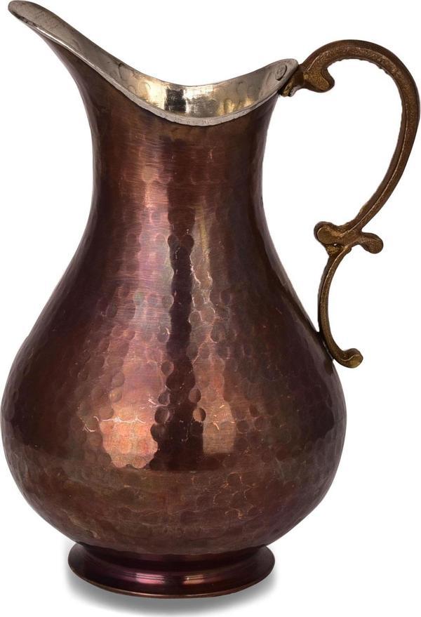 Cobper Premium Collection Maraş El Dövmesi Bakır Sürahi 2000ml Oksit - Image 1