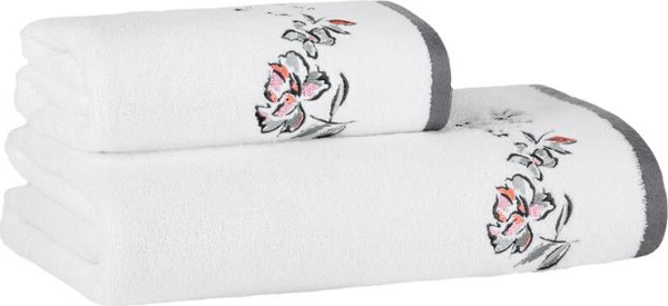 Sarev Fiora 50x90 Cm Gri Havlu - Image 1