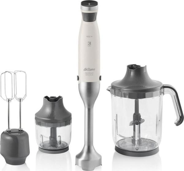 Arzum AR1115-B Technoart Maxi Plus Neo Blender Seti Beyaz - Image 1