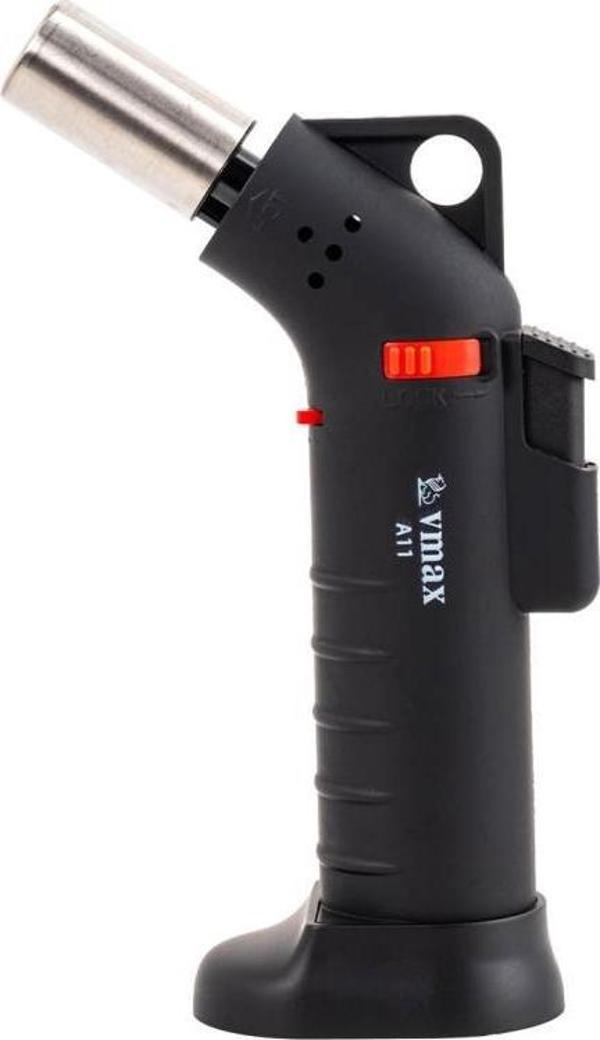 Doldurulabilir Pürmüz Çakmak - Torch - Metal Başlıklı - A11 - Siyah - Image 1