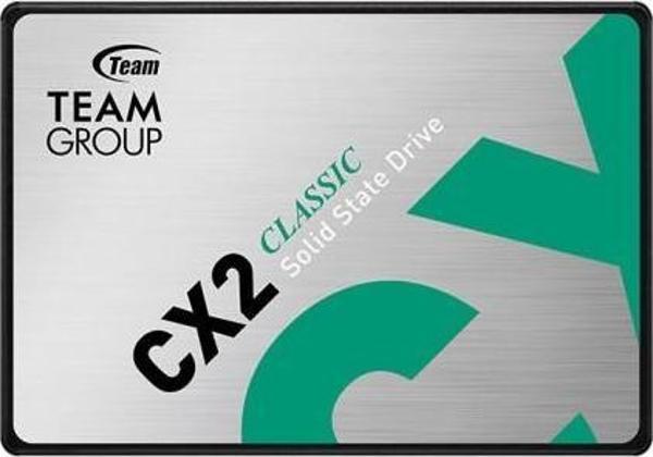 Team 256GB CX2 520-430MB-s 2.5" SATA3 SSD Disk (T253X6256G0C101) - Image 1