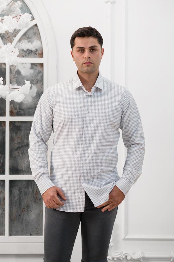 Advante Ekoseli Slimfit Uzun Kollu Erkek Gömlek - Image 1
