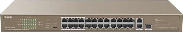 Tenda TEF1126P-24-250W 24 Port Poe+ 10-100 Switch Çelik Kasa Rack Mount - Image 1