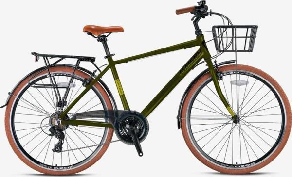 Kron CX 100 - 26  City Bike - Unisex - 15' - 21 Vites - V.B - Bej-Siyah/Kahverengi - Image 1