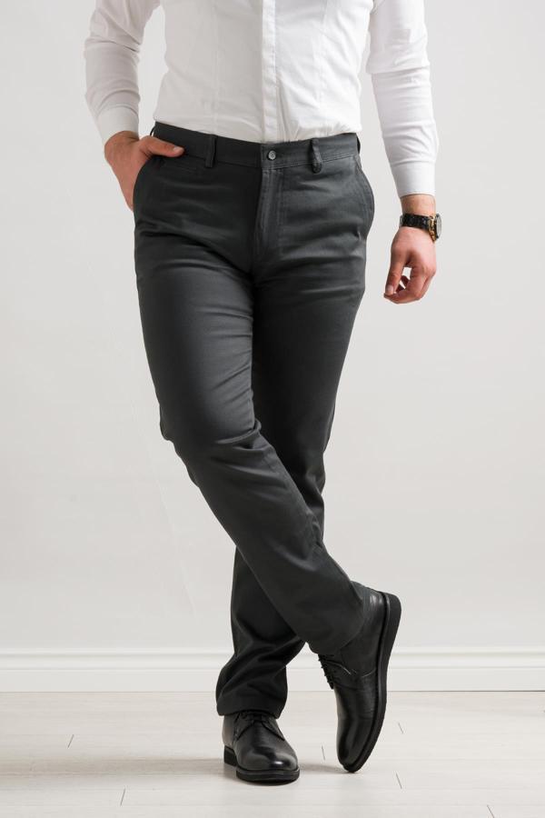 Notra Klasik Kesim Kışlık Gabardin Kumaş Likralı Boru Paça Erkek Pantolon  - Image 1