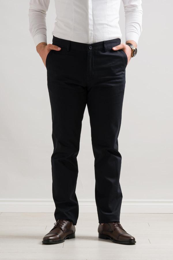 Notra Klasik Kesim Kışlık Gabardin Kumaş Likralı Boru Paça Erkek Pantolon  - Image 1