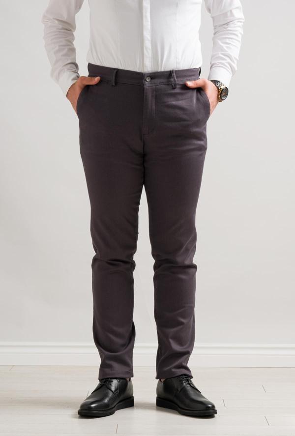 Notra Klasik Kesim Kışlık Kumaş Gabardin Boru Paça Erkek Pantolon  - Image 1