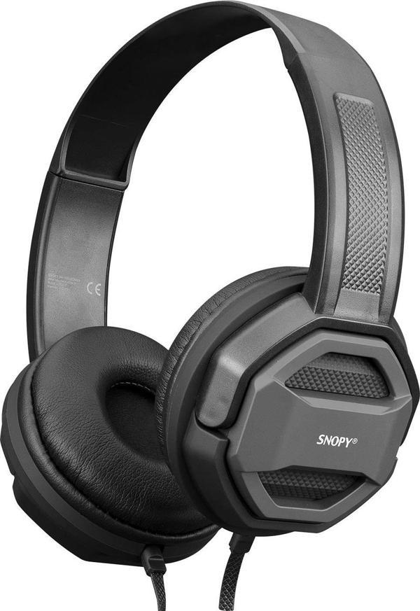 Snopy SN-101 BONNY Gri PCTelefon Mikrofonlu Kulaklık - Image 1