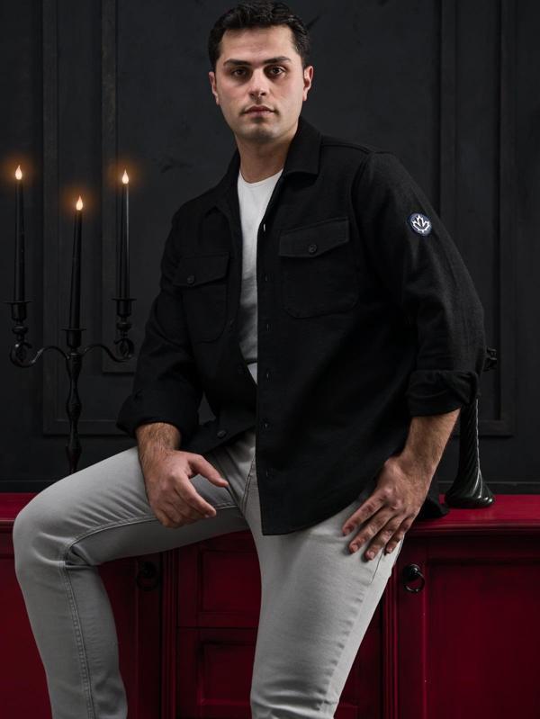 Paul Martin Regular Fit Çift Kapak Cepli Pamuklu Düğme Kapamalı Erkek Oduncu Gömlek - Image 1