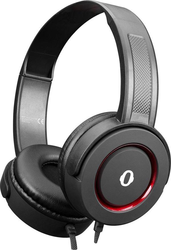 Snopy SN-401 DISCOVER Kırmızı Güçlendirilmiş Bass Etkili Mikrofonlu Kulaklık - Image 1